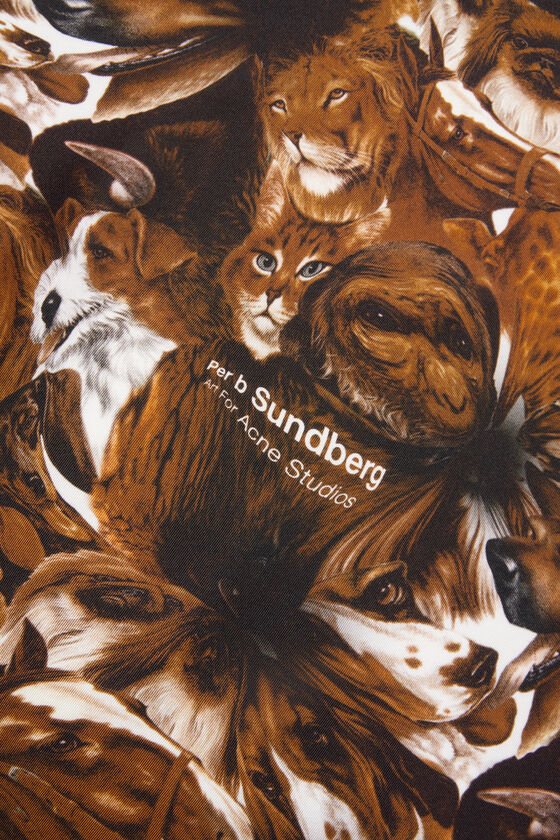 (image for) Superior Print silk scarf